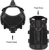 ICEFANG GN3 Tactical Dog Harness, M (25"-31" Girth), 6X Buckle, Molle Vest with Handle, No Pull Front Clip