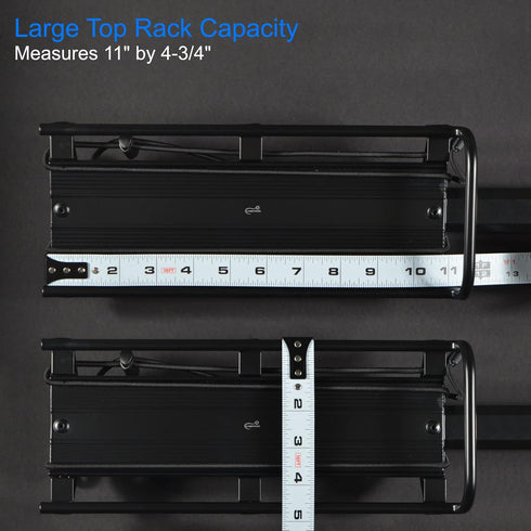 Lumintrail Bike Cargo Rack, Seatpost Mounted Bicycle Luggage Carrier, 20 LBs Capacity for Trunk Bags