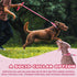Martingale Dog Collar, Pink Light-Reflective Polyester for Whippets, Greyhounds, No-Pull No-Escape Adjustable Collars