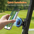 NOKINS 360 12/13/14/15/16/17 Magnetic Golf Cart Phone Holder, Strong Magnet Mount with Rotation, Compatible with iPhone