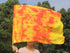 32" Winged Sirenny Flowy Spinning Silk Flag Poi, Church Praise Prophetic Worship Adoration Dance Banner, Dance Poi