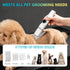 KAVUNION 5-in-1 Trimmer 11-Speed Trimming Dog Grooming Kit, Dog Paw with LED Display and Light Rotary Knob Low Noise