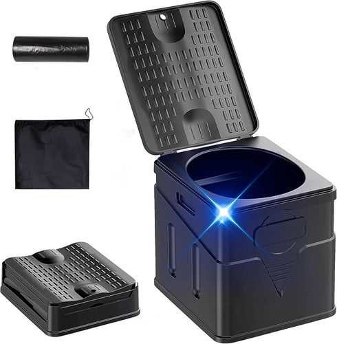 Viouprs Portable Toilet,Camping Toilet Have Small Foldable Size. It is Compact Portable Toilet