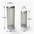 baoauh 10pcs Aquarium Stainless Steel Mesh Filter Guard Aquarium Fish Tank Filter Steel Guard Shrimp Accessories Fish