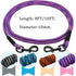 MayPaw 8FT/10FT Heavy Duty Dog Tie Out/Check Cord, Nylon Rope Training Leash for Small Medium Large Dogs