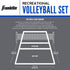 Sets Set Franklin Sports Volleyball + Badminton - Beach + Backyard Game - Volleyball, Pump, Badminton Rackets, Birdies