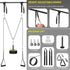 Weight Cable Pulley System Gym, Attachments for Home Gym LAT Pull Down and Biceps Curl Workout