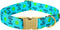 Lionet Paws Comfortable Adjustable Dog Collar with Metal Buckle for Male Female Dogs, Gift Tennis Ball Pattern, Small,