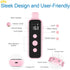 Bousnic Dog Shock Collar for 2 Dogs (8-120lbs), Waterproof Rechargeable Electric Training Collar with Remote, Beep