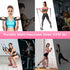 Pilates Bar Kit with Resistance Bands - Stackable Bar for Legs, Hip, Waist, Arm Workouts, Home Gym Yoga