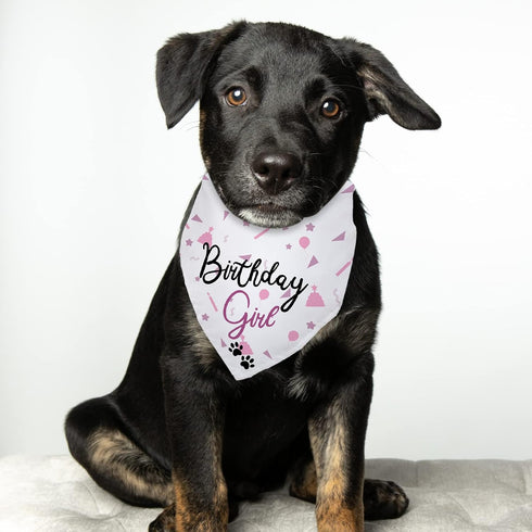 Happy Birthday Dog Bandana for Girls, Dog Birthday Bandana Pet Accessories for Large Dog Lovers