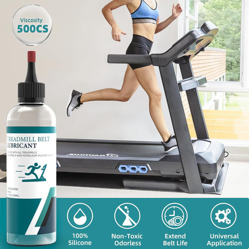 100% 500cs, 4.2 Treadmill Belt Lubricant, Silicone Treadmill Lube High-Temperature Resistant Stable Lubricant