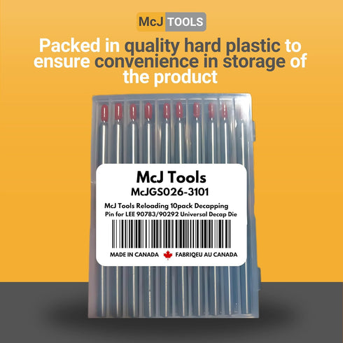 Reloading Decapping Pins - 10 pack