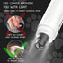 K&K Dog Nail Grinder with 2 LED Light, Professional 2-Speed Electric Nail Clipper for Large Medium Small Dogs (White)