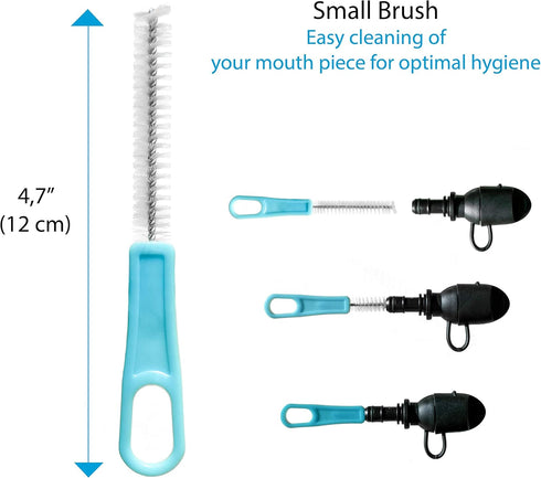 InnerFit Hydration Bladder Cleaning Kit, 5 in 1 for Universal Bladders, Includes 3 Brushes and Carrying Pouch