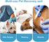 Etdane Dog Recovery Suit for Surgery, Female Spay Onesie for Dogs, Blue Red Plaid/XL