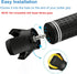 UoreFloo Set, 4pcs (2X 3-Prong 2X Golf Ball Retriever and Suction Cup) Golf Ball Grabbers for Putter End, No Bending
