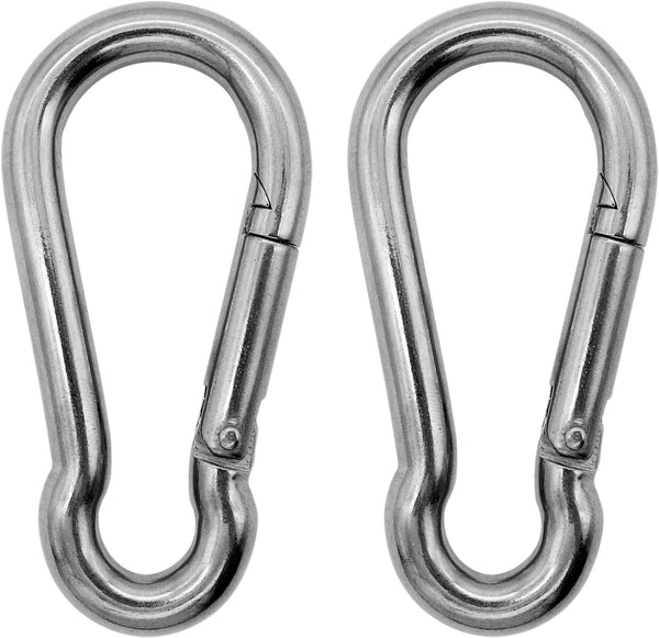 Outmate Marine Grade 316 Stainless Steel Carabiners Heavy Duty, Durable & Rust-Free Clips
