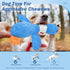 Vitscan Upgraded Goose Indestructible Dog Toys for Aggressive Chewers, Crinkle Squeaky Plush Duck Puppy Toys