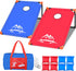 NZQXJXZ 3x2 ft Cornhole Board Set with 8 Bean Bags and Carrying