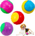 Dog Balls, 4-Pack Squeaky Balls for Large and Medium Dogs, Interactive Toys for Play and Training, 2.5 Inch