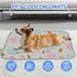 imiBBWQu Summer 27" 22" Dog Cooling Mat Cute Cartoon Rabbits Mat Thickened Waterproof Washable Dog Ice Pad Cooling Beds
