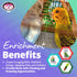SB50008 7"x12" (3 Pack) Super Bird Creations Seagrass Mat for Cage Decor, Pet Enrichment and Boredom Relief - Versatile