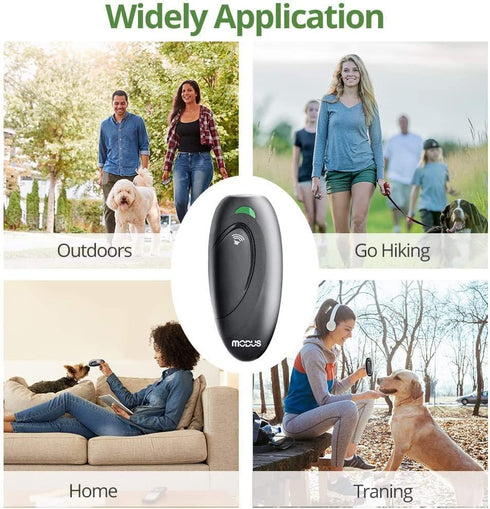 Ultrasonic Dog Barking Deterrent, MODUS 2 in 1 Dog Training and Bark Control Device, Safe for Dogs, Indoor & Outdoor