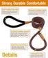 lynxking 6 FT Dog Leash Slip Lead 2 Pack, Strong Heavy Duty Braided No Pull Training Leash for Medium Large Small Dogs