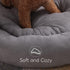KASENTEX Dog Bed, Round Dog Beds for Medium/Large Dogs, Anti Slip and Machine Washable, Pink 27x27 Inches