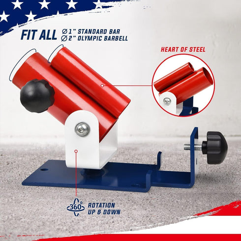 Yes4All T Bar Row Platform, Landmine Attachment for Barbell fits 1” Standard Bar & 2” Olympic Bar, T Row Handle