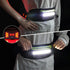 1000Lumens 230Rechargeable Running Light, Running Belt Running Gear with Night Running Light for Phone Waist Bag Light