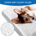 Replacement Washable Dog Bed Covers (Cover Only), Waterproof Warm Dog Mattress Cover, Plush Dog Bed Cover, Easy to