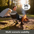 ADSMART 300 Lbs Portable Camping Chair Lightweight Folding Chair for Camping - Outdoor Chair Supports - Camp Chair