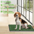 2-Pack Reusable Training Pad Potty with Replaceable Artificial Grass Quick Absorbent Indoor Portable Dog Patio Potty