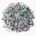 Polished Fluorite Gravel Rocks Bulk, 0.9 Lb/405g Natural Tumbled Crystal Chips for Fish Turtle Tank Decor
