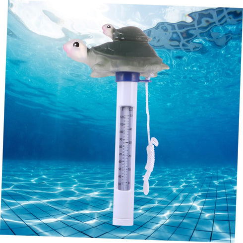 Swimming 0-50c, Operitacx Floating Animal-Shaped Pool Thermometer for Pools and Bathtubs, Waterproof Cartoon Reptile