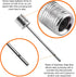 6 Mobi Lock Pcs Ball Pump Inflation Needle - Stainless Steel Air Pump Needles - Ideal for Blowing Up Football