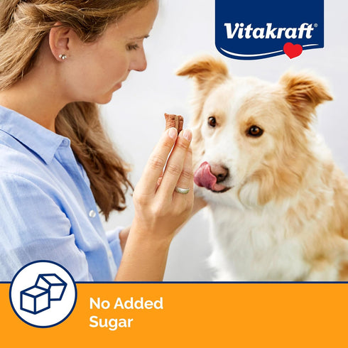 Vitakraft Meaty Morsels Dog Treats - Chicken with Sweet Potatoes, Super Soft for Training, Two Layers of Oven-Baked