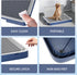 KOLA PANDA Wall,25.59"X19.69" Indoor Dog Potty Tray with High Pee Pad Holder,Dogs Litter Box,Mesh Training Toilet
