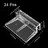 24 Pack Clear Acrylic Aquarium Lid Clips, DIY Fish Tank Holder for 5MM Aquarium Glass (5MM)