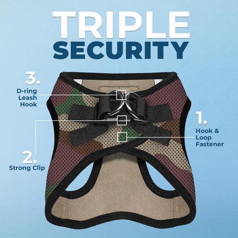 Voyager Step-In Air Dog Harness by Best Pet Supplies - Reflective, No Pull Harness for Small, Medium Dogs, Cats -
