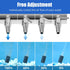 AQUANEAT Large 8 Way Aquarium Control Valve, Fish Tank Air Flow Distributor Splitter for Air Pump Accessories