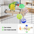 Matutinus Returns)(1PCS) Bird Stand Perch Toy with Rotating Balls, Bird Toys for Parakeets, Ideal for Parakeets