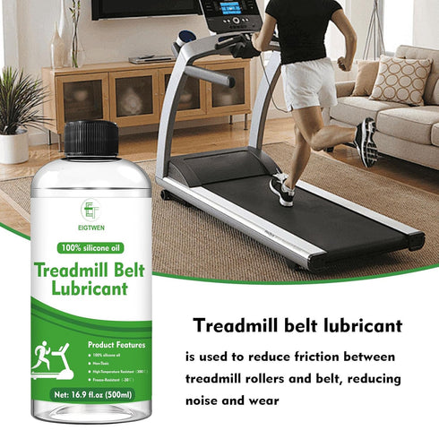 500ml 100% EIGTWEN Treadmill Lubricant for Belt, Silicone Treadmill Oil, High Temperature Resistant Stable Treadmill