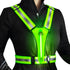 LED Reflective Vest Safety Gear, Light Up High Visibility Running Vest for Night Walking, Cycling