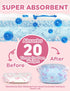 Female-48PCS, Dono Dog Diapers Disposable Female Dog Diaper with Wetness Indicator in Heat, Super Absorbent Doggie