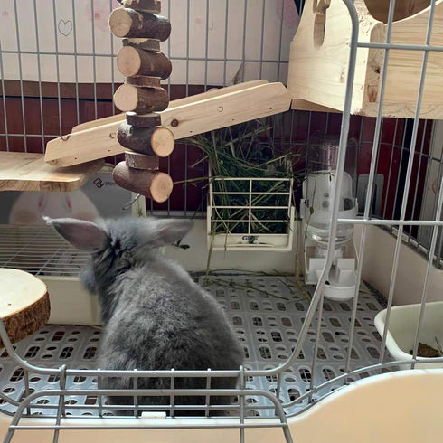 4 13.49.8x0.4'' Chinchilla Hamiledyi Piece Rabbit Feet Pad Hole Leak Water Design for Plastic Bunny Feet Pad Playpen