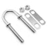 heyous Stainless Steel Marine Boat Stern Bow Eye Tie Down U Bolt, 1/2" Dia, 3" Thread Length Boat Accessories