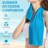 5 Pack 40 Inches 12 Inches, Puomue Cooling Towels, X Breathable Soft Chilly Microfiber Towel for Yoga, Sport, Running